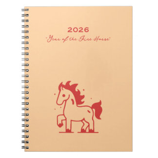 Caderno Espiral Cavalo de Fogo Fofo