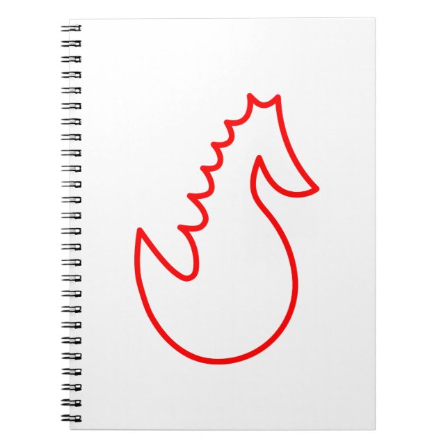Caderno Espiral Cavalo de Obra Adorável (Frente)