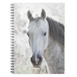 Caderno Espiral Cavalo de sonho branco