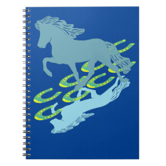 Caderno Espiral Cavalo islandês com Tölt