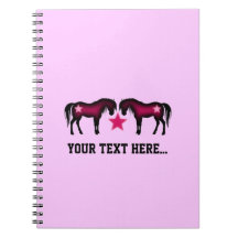 Cavalo personalizado feminino cor-de-rosa
