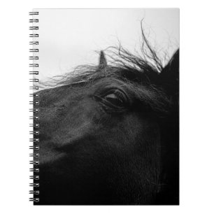 CADERNO ESPIRAL CAVALO PRETO