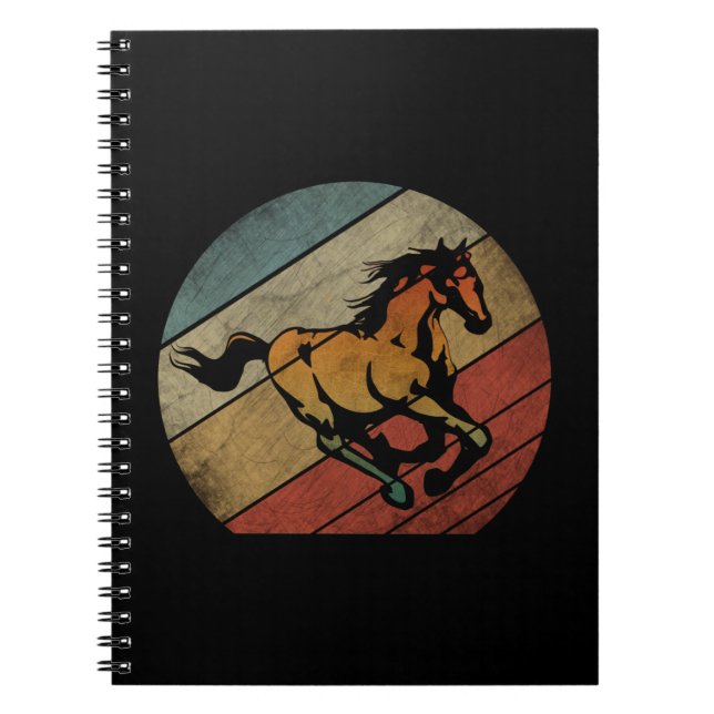 CADERNO ESPIRAL CAVALO VINTAGE (Frente)