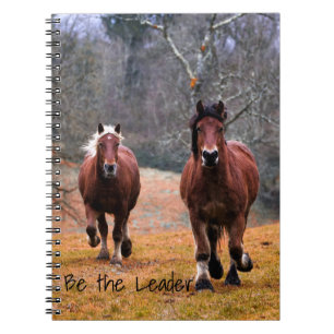 Caderno Espiral Cavalos Correntes São O Líder