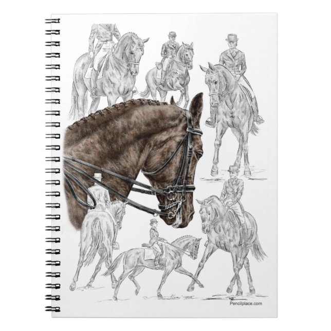 Caderno Espiral Cavalos de Dresagem Coletados FEI (Frente)