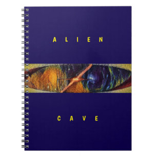 Caderno Espiral Caverna Alien - Roxo