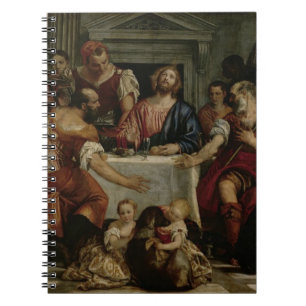 Caderno Espiral Ceia em Emmaus (óleo em canvas)