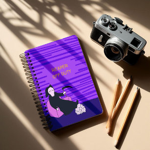 Caderno Espiral Ceifador Fora de Serviço Ceifador Fofo de Hallowee
