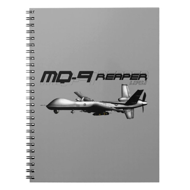 Caderno Espiral Ceifeira MQ-9 (Frente)