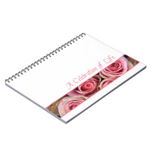 Caderno Espiral Celebração do guestbook da vida