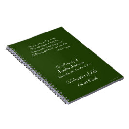 Caderno Espiral Celebração do Livro Verde da Vida Convidada