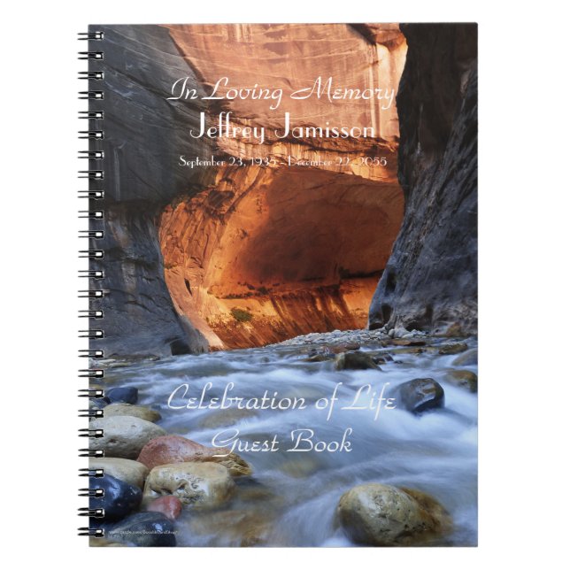 Caderno Espiral Celebração Livro Convidado Vida Zion estreitos not (Frente)