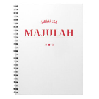 Caderno Espiral Celebração Majulah Singapura
