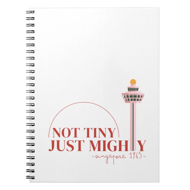 Caderno Espiral Celebração Não Pequena, Apenas Poderosa  (Frente)