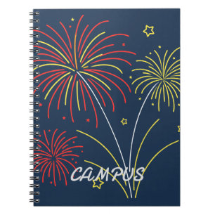 Caderno Espiral Celebração Noite de Notas Premium