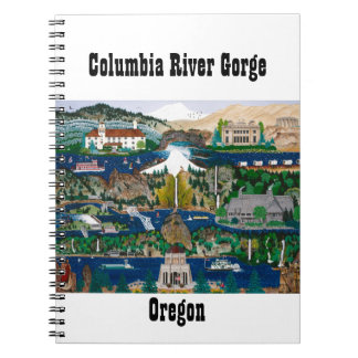 Caderno Espiral Celebrando o desfiladeiro do rio Columbia