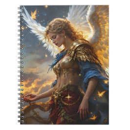 Caderno Espiral Celestial Sentinel - Anjo do amanhecer e divino