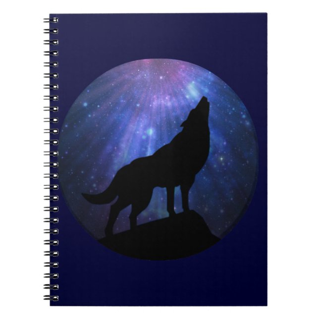 Caderno Espiral Celestial Wolf (Frente)