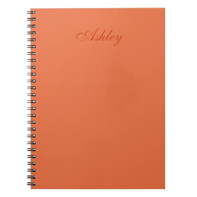Caderno Espiral Celosia Orange Products (Frente)