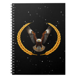 Caderno Espiral cena da liberdade americana | Águia Patriótica