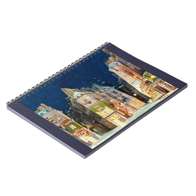 Caderno Espiral Cenografia 1893 do palco do teatro (Left Side)