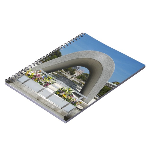 Caderno Espiral Cenotaph Memorial Hiroshima (Left Side)