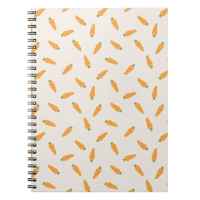 Caderno Espiral Cenouras Legumes (Frente)
