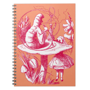 Caderno Espiral Centopéia Vintage Alice no País das Maravilhas