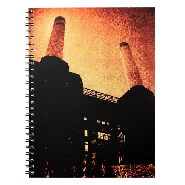 Caderno Espiral Central eléctrica de Battersea (Frente)