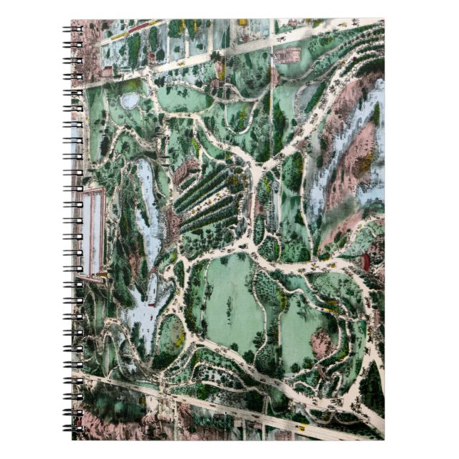 CADERNO ESPIRAL CENTRAL PARK, 1860 (Frente)