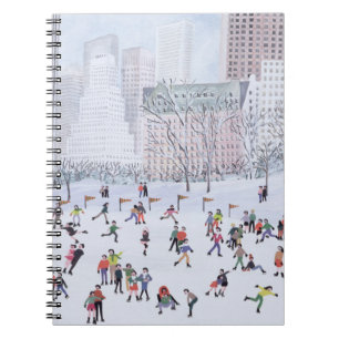 Caderno Espiral Central Park New York 1994 da pista de patinagem