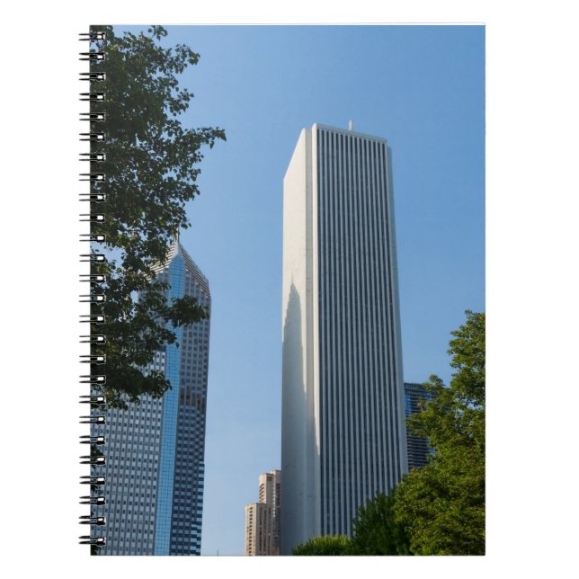 Caderno Espiral Centro Aon Chicago (Frente)