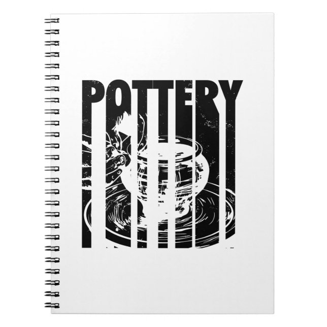 Caderno Espiral Cerâmica de potência | Ceramistas de Potter Ideias (Frente)