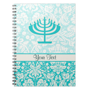 Caderno Espiral Cerceta Menorah