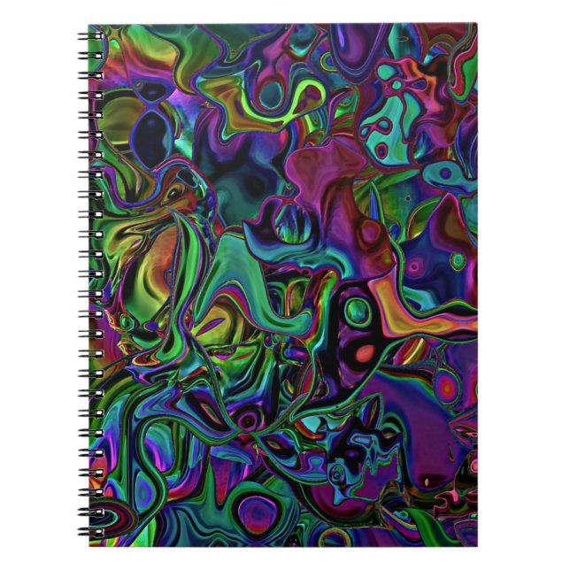 Caderno Espiral Cérebro derretido (Frente)