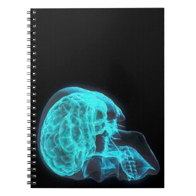 Caderno Espiral Cérebro gothic (Frente)