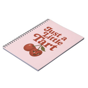 Caderno Espiral Cereja Atrevida Só um Pouco Ácido Retro Vermelho e