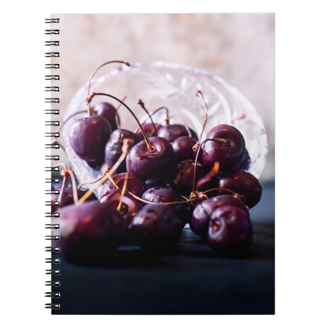 Caderno Espiral Cerejas (Frente)