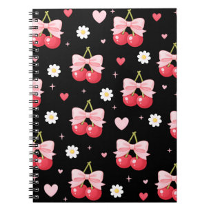 Caderno Espiral Cerejas Coquete