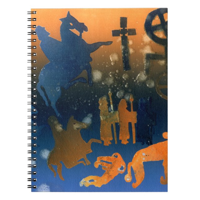 Caderno Espiral Cerimónia Pictish (Frente)