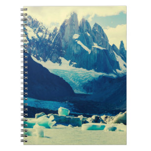 Caderno Espiral Cerro Torre na aventura argentina, américa, argent