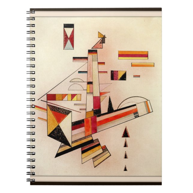 Caderno Espiral Certamente, famosa plantação de Wassily Kandinsky (Frente)