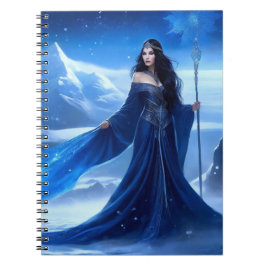 Caderno Espiral Cerveja de Gelo do Floco de Neve de Tundra