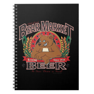 Caderno Espiral Cerveja Do Mercado De Ursos