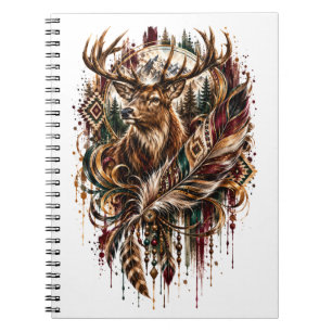Caderno Espiral Cervo Boho, Sonhando com Cervo