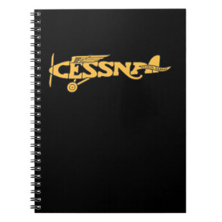 Caderno Espiral Cessna Vintage