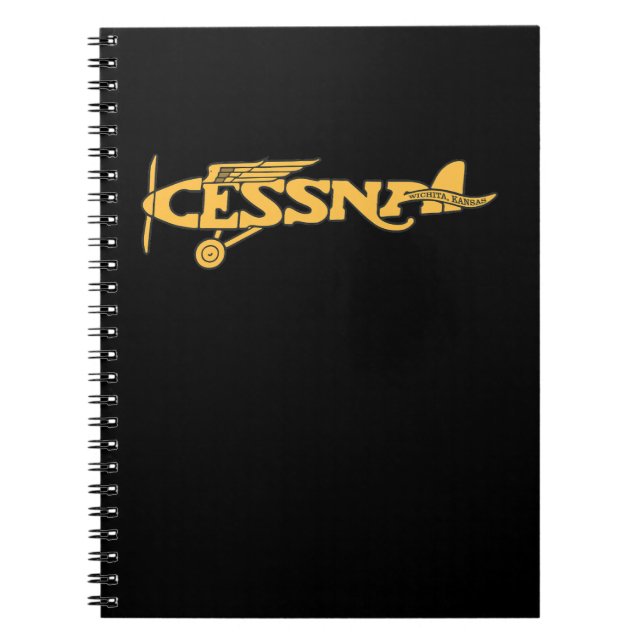 Caderno Espiral Cessna Vintage (Frente)