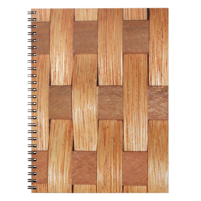 Caderno Espiral Cesta Tecida (Frente)