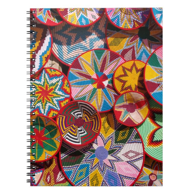 Caderno Espiral Cestos Etíopes Tradicionais (Frente)