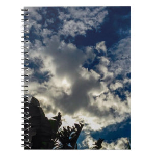 Caderno Espiral Céu azul escuro